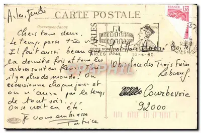 Provence - Les Arènes d'Arles — editor no identificado, número de serie no visible — Reverso