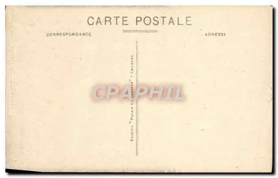 LOURDES — De Koningin van de Vrede — Uitgave 'Palais du Rosaire' — Lourdes — Achterkant
