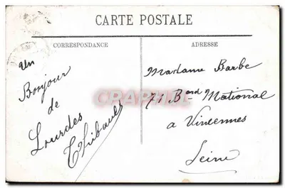 LOURDES — Plac Basiliki — Wydawca nieznany, n° 88 — Rewers