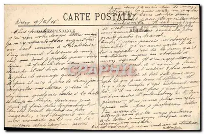 Dreux — Hotel de Ville — Sala gótica del primer piso — M. R. — Reverso