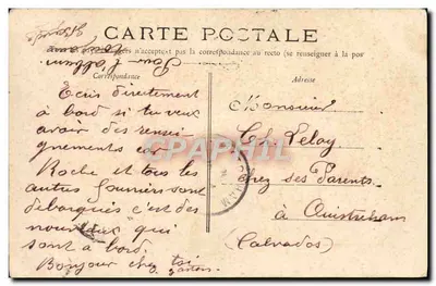 Toulon — Cariatide La Force — Éditeur inconnu, n° de série non visible — Verso