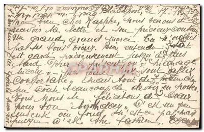 Blackpool — kartka pocztowa wysłana 17 grudnia 1885 — wydawca nieznany — Rewers
