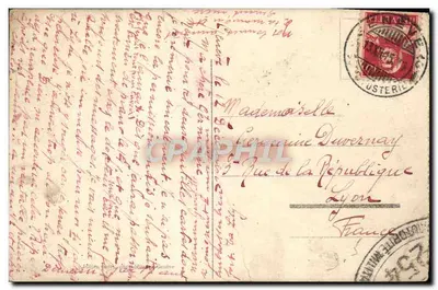 La Jonction del Rodano e dell'Arve — Ginevra — n° 3143 — Verso