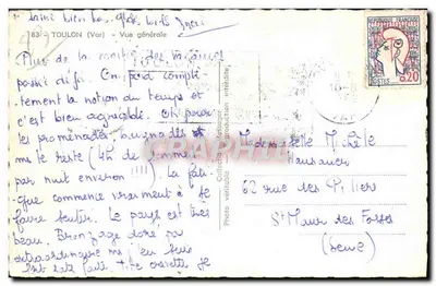 Toulon — Vista geral — Coleção Messager — Verso