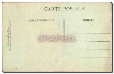 Relógio de São João — Besançon — Editor Gaillard-Prêtre, L'Isle-sur-le-Doubs — Verso