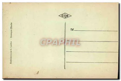 Besançon — Horloge Astronomique — Éditeur C. Lardier, Besançon (Doubs) — Verso