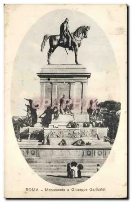 Rzym - Pomnik Giuseppe Garibaldi — wydawca Ed. Ris. Coop. Vend. Amb. - nr 0302
