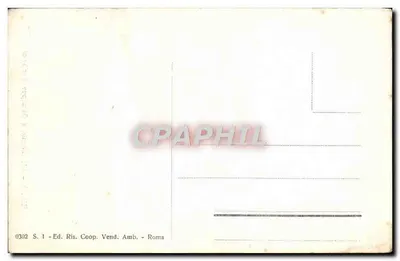 Rzym - Pomnik Giuseppe Garibaldi — wydawca Ed. Ris. Coop. Vend. Amb. - nr 0302 — Rewers