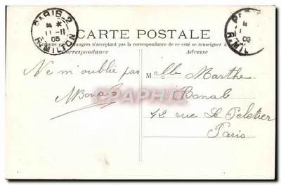 Rouget de l'Île cantando pela primeira vez a Marselhesa — Museu do Louvre — Pils (1815-1875) — C.M. n°544 — Verso