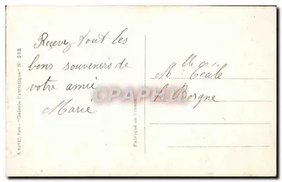 Bonne Mère des Douleurs — Trostet die Leidenden ! — A. RUTÉH, Paris, Nr. 222 — Rückseite