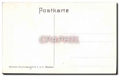 Pintura do Professor Erler München — Sala de Músculos do novo Kurhaus Wiesbaden — editor Rheinische Kunstverlagsanstalt G.m.b.H., n°72 — Verso