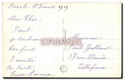 The Union — J.M. Boyriven — Salon .2904 — Paris — Back