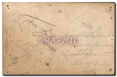 Stara pocztówka Salon 1912 Retour Des Champs — Rewers