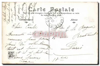 Ostatnie Promienie — Salony Paryża — autor Alfred Weber — ND Fot. — Rewers