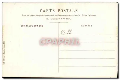 Colheita de trigo — Cena de campo — K. F. editores Paris, Série 585 — Verso