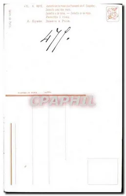 Młody mężczyzna z lutem — A. Boyé — Salon de Paris, n°475 — Rewers