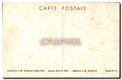Montargis — Pejzaż — F. Thierry, 14 lat — Rewers