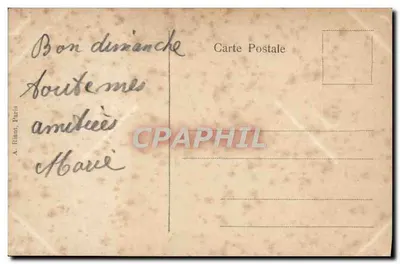 A Descida da Cruz — cena religiosa — A. Riand, Paris, n° 5565 — Verso
