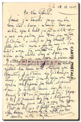 Paris — Escola Militar — A. Leconte, 38, rue Ste-Croix-de-la-Corneterie, Paris — Verso