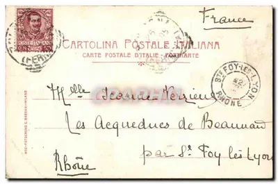 Madonna con Bambino — Antonio Jurizza - Bologna — Cartolina Postale Italiana — Verso