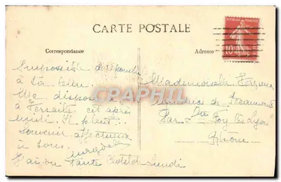 Boulevard du Temple — według kolorowej rzeźby Opiz — Wydawca ELD — Rewers