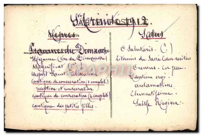 Virgem com o Menino cercada de santos — Victor Orsel — Ven de Lyon (1832) — Verso