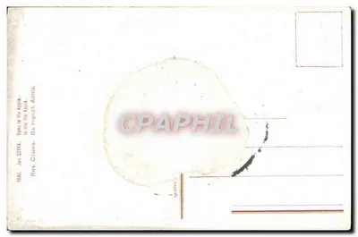 Jan Stika — Na Via Appia — editor não identificado, número de série não visível — Verso