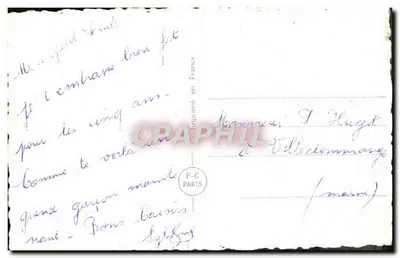 Chico — Cumpleaños — Tarjeta postal antigua P-C París n°6105 — Reverso