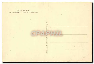 De Pas van de Stiefmoeder — Padrac (Lot) — Uitgave van de Librairie Vert-Côté (Lot) — Achterkant
