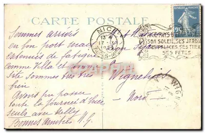 NICE — Wzgórze Boron i Rezerwat — G. Lévy & Cie, nr 233 — Rewers