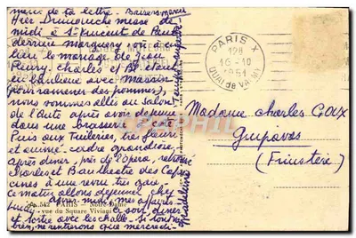 Nostra Signora di Parigi — vista del Square Viviani — editore C.B. n°542 — Verso