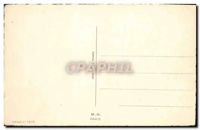 Vila nevada — cena de inverno — M.D., Paris, série n°1315 — Verso