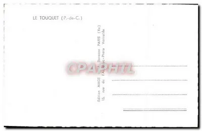 Touquet-Paris-Plage — Souvenir du — Edición MAGE — Reverso