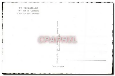 Versailles — Widok na Terrasse — Wydawnictwo Sztuki 'Lys' nr 202 — Rewers