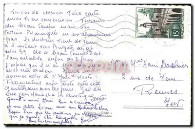 Sion-sur-l'Océan — widok panoramiczny plaż i skał — Wydawcy Gaby, nr 203 — Rewers
