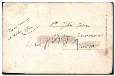 Colmar i. Els. — Dom Kopf — wydawca W. Storhuger Söhne, Strasbourg — Rewers