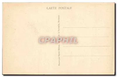 Stara pocztówka Bordeaux Ruiny rzymskiego pałacu Galliena - M. D. — Rewers