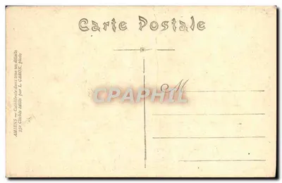 Amiens — Kerk — Koorbanken — Het Moordpartij van de Onschuldigen — 3e Serie, N° 10 — Achterkant