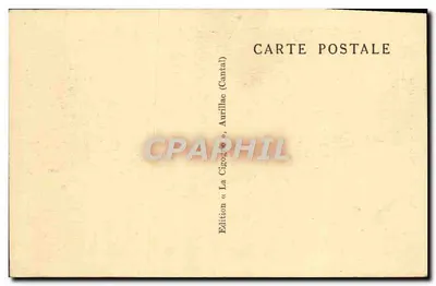 Falésia e Caos de Casteltinet — Alta Valeira da Cère — Edição « La Cigogne », Aurillac — Verso