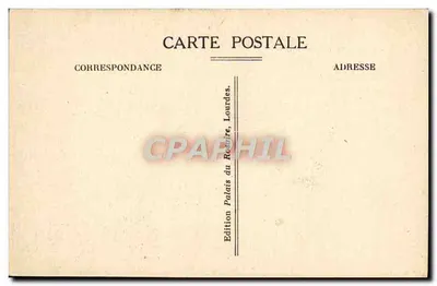 Lourdes — Il Santuario e il Fiume Gave — Edizione Palais du Rosaire — Verso