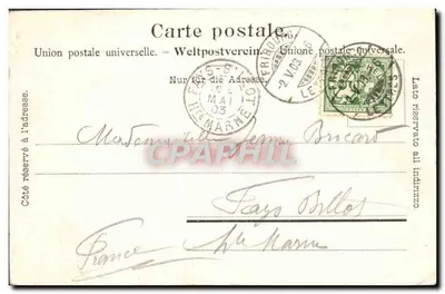 Fribourg - Kaplica Świętego Sepulkrum w katedrze — Wydawnictwo Burgy, litografia Saint-Imier, 1875 — Rewers