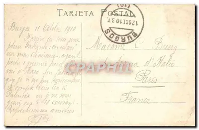 Burgos - Catedral - Vista Geral — Coleção Garcia — Verso