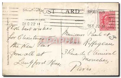Tumultowne fale w Brighton — wydawca The Press Photo Co. n° PPCo1192 — Rewers