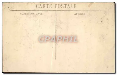 Überschwemmungen in Paris — Januar 1910 — Auf den Champs-Élysées — Restaurant Ledoyen — LL — Rückseite