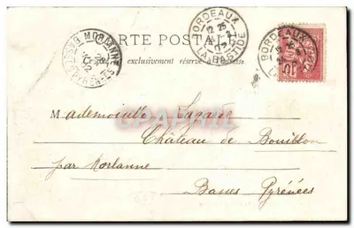 Bordeaux — Port Aquitaine — wydane przez gazetę 'La Réclame' — nr 10 — Rewers
