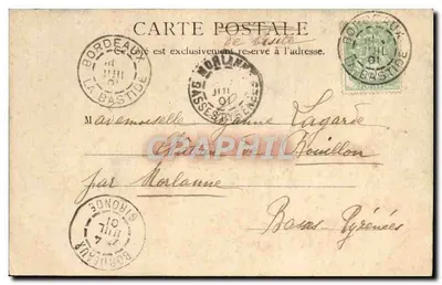O Jardim-Público — Bordeaux — R.&J. D. 10482 g — Verso