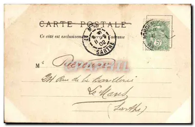 Bordeaux — Entrata al Jardin Public — Editore J.H.B. Bx. — Verso