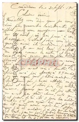 Bordeaux — A Faculdade de Ciências — A.H. - 80 — Verso