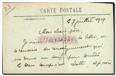 Bordeaux — Wielka Dzwonka — wydawca BR, nr 314 — Rewers