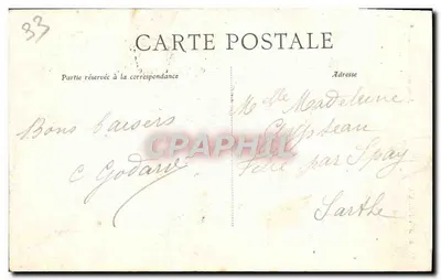 Bordeaux — Pomnik Girondynów — C.B. — Rewers